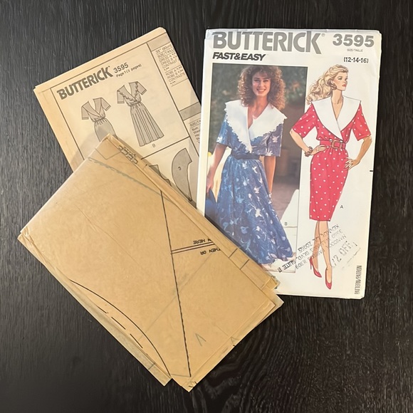 Vintage Dress Sewing Pattern: Butterick - Picture 4 of 4